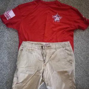 XL Grunt Style Tshirt with size 33 Arizona Shorts